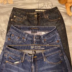 Three Pair Size 4 US DKNY Levi’s Gap