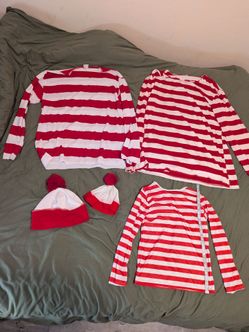 "Where's Waldo" Family Halloween Costume Set!