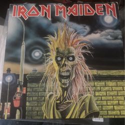 OG IRON MAIDEN HARVEST RECORDS NO CAPITAL RECORDS