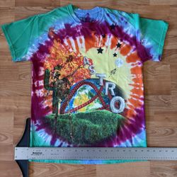 Travis Scott Astroworld Tour cactus Jack cotton t-shirt with skeleton holding a cactus, roller coaster, and 'ASTRO' graphic Size M #travisscott #astro