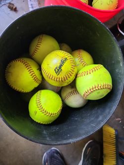 12" Softballs. Good Condition.