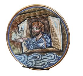 Vtg 1984 Lim Ed. Plate St Marks of Venice Series-1st Plate Noahs Ark-Majolica