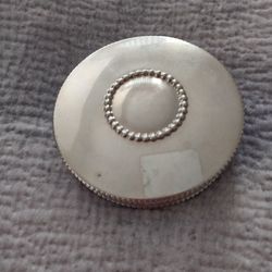 Antique Sterling Silver compact Mirror