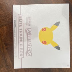 Pokémon Celebration Elite Trainer box