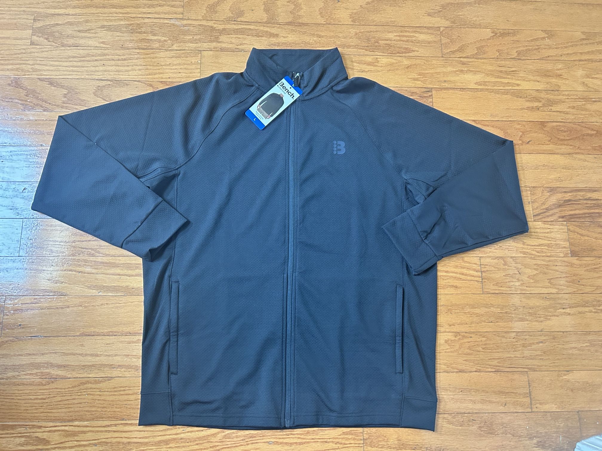 NWT Bench Men's full zip black Jacket Size L