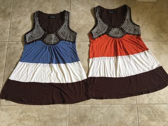 NWOT embroidery top dress