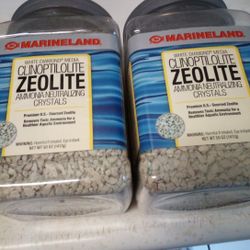 Two 50 oz Jars Of Ammonia Neutralizing Crystals For Fish Tank!  L👀k... 