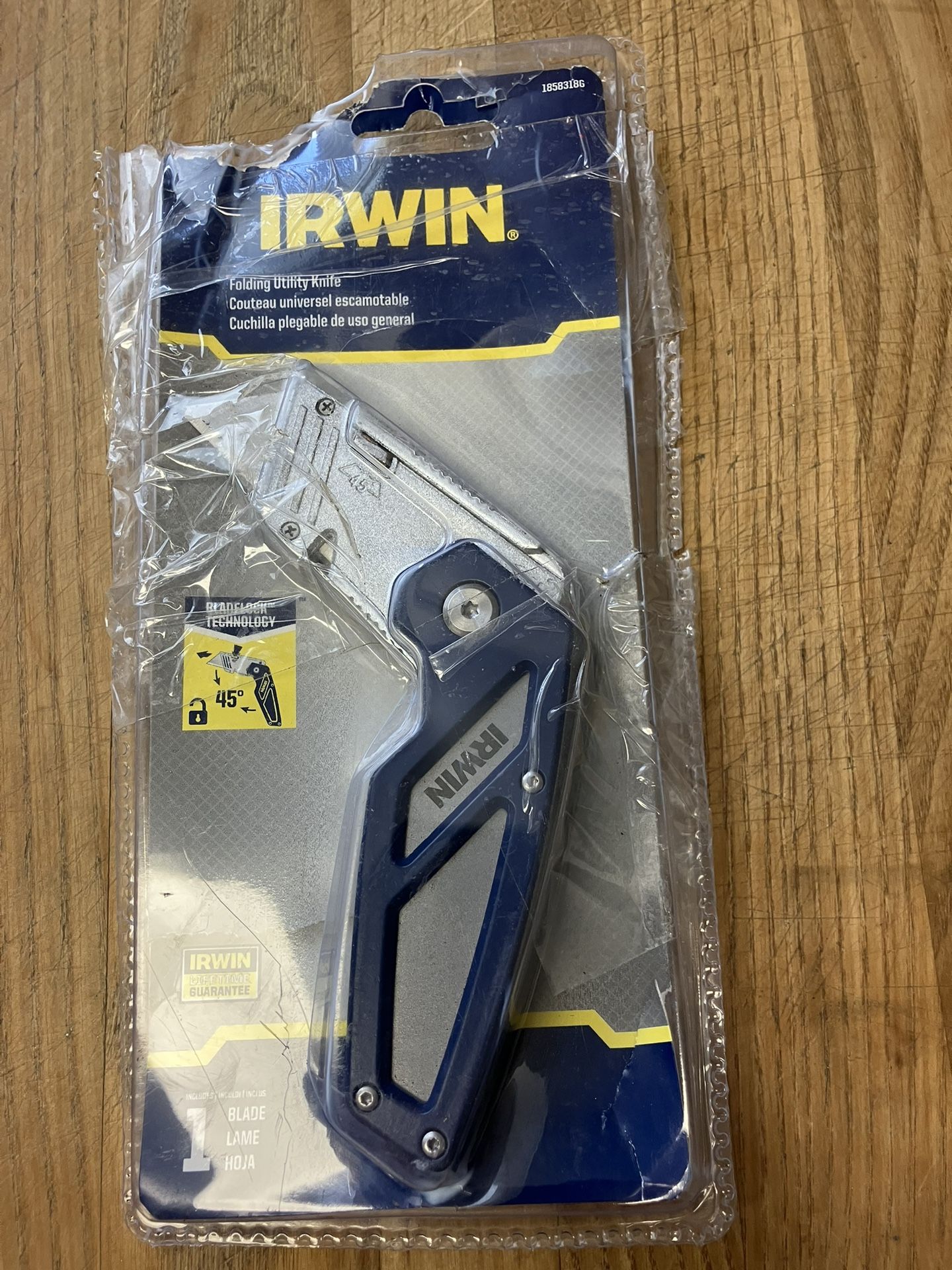 IRWIN Folding Utility Knife (new)