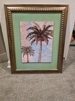 Palm tree artwork