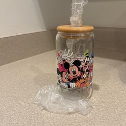 Disney Glass Cup