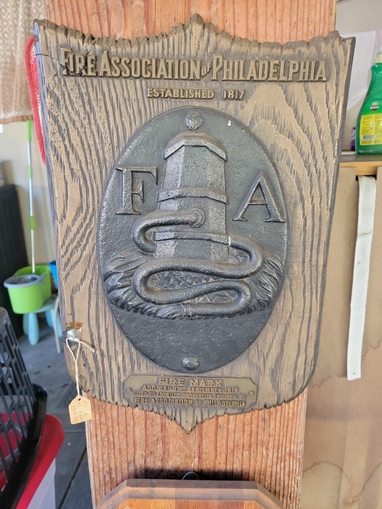 Fire Assoc. PLAQUE
