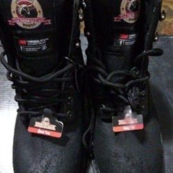 Brahma Steel Toe Work Boots Size 7W Adult 