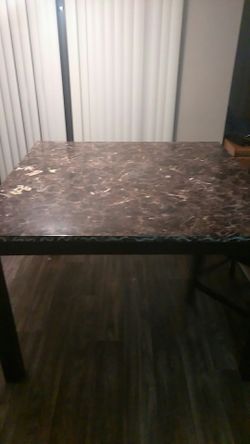 Marble table