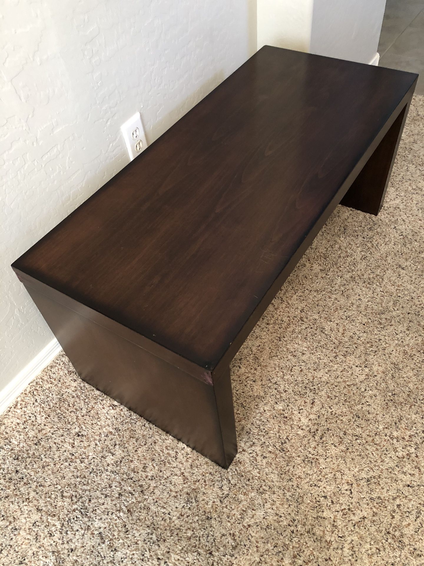 Gorgeous Espresso coffee table Rectangle table