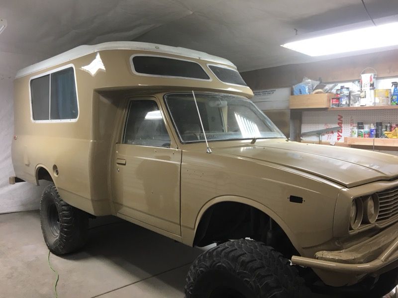 Rare 75 Toyota 4x4 motor home!