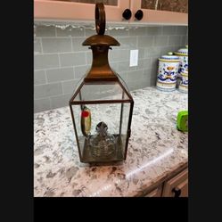 Antique Brass Oil Lantern