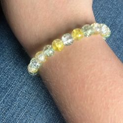 Light Yellow And Light Green Bracelet 