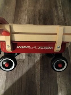 Red Radio Flyer Wagon