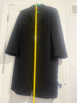 Alfani Black Men's Pea Coat-Single-Breasted Classic