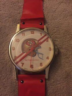 Vintage 49ers belt watch