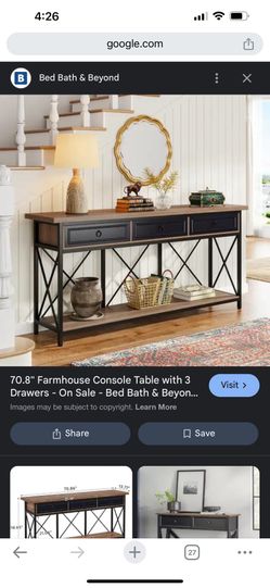 Mueble largo para Sala tres cajones