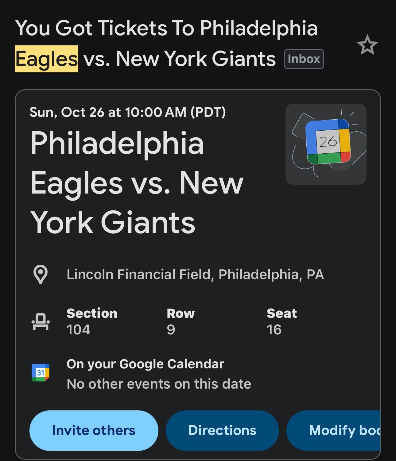 Eagles Vs Giants