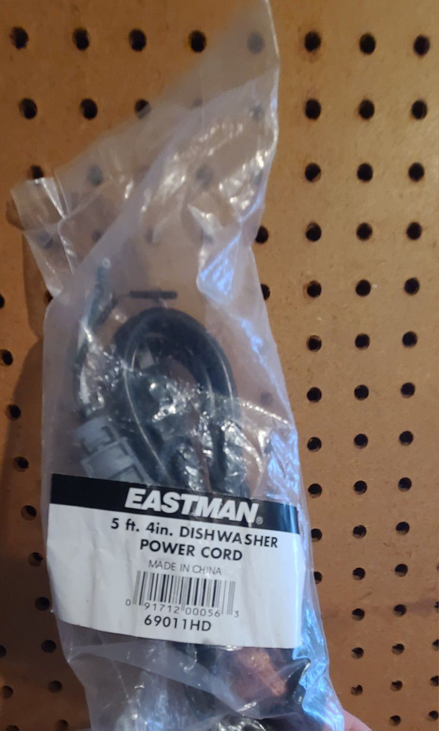 Eastman Dishwasher Power Cord