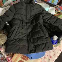 Little Members Mark Puffer Snow Jacket With Detachable Hood