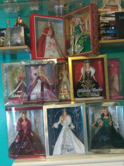 Holiday Barbie collection