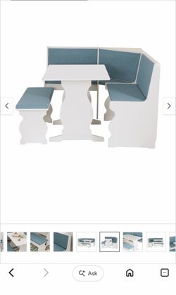 Corner Breakfast Nook Dining Set