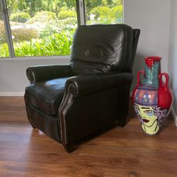 2 Real Leather Recliners. $100 Ea/2For$150 (OBO) Great Condition/A+Comfort/Sleeper Recliner