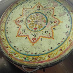  Hand Painted Kettle Drum