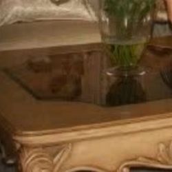 Full Living Room Set – Sofa, Loveseat, Chair + Tables