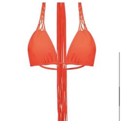 Mikoh Martinique Bikini Top in Seaberry / Hot Neon Pink - Small - New NWOT