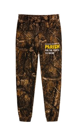 PARISH NATION YOUTH JOGGERS (WOODED CAMOUFLAGE)