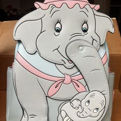 Rare Loungefly Dumbo and Jumbo Mini Backpack and wallet 