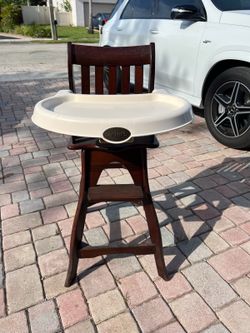 Carter’s Solid Wood High Chair with Removable Tray