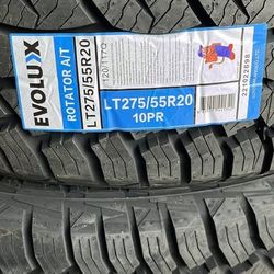 Vizzoni Dreamliner A/T LT275/70R18 tires — set of 4