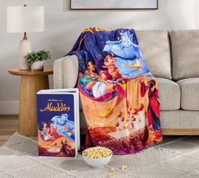 Disney Alddin ClassicDisney Alddin Classic VHS Boxed Silk Touch Throw, 50" x 70"