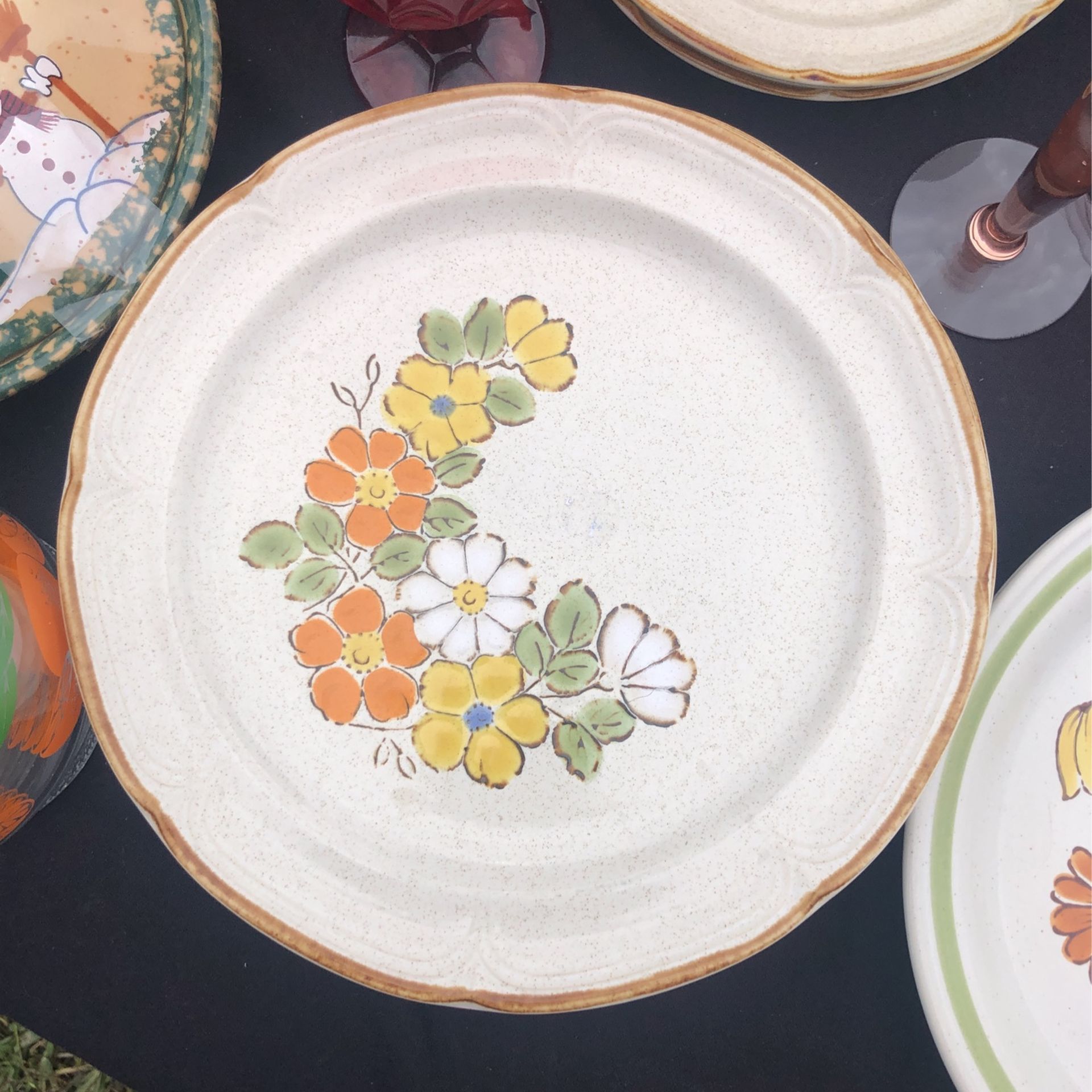Boho Themed Plates