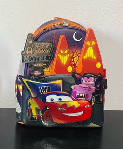 Loungefly Disney Pixar Cars Halloween Costumes Glow-in-the-Dark Mini Backpack