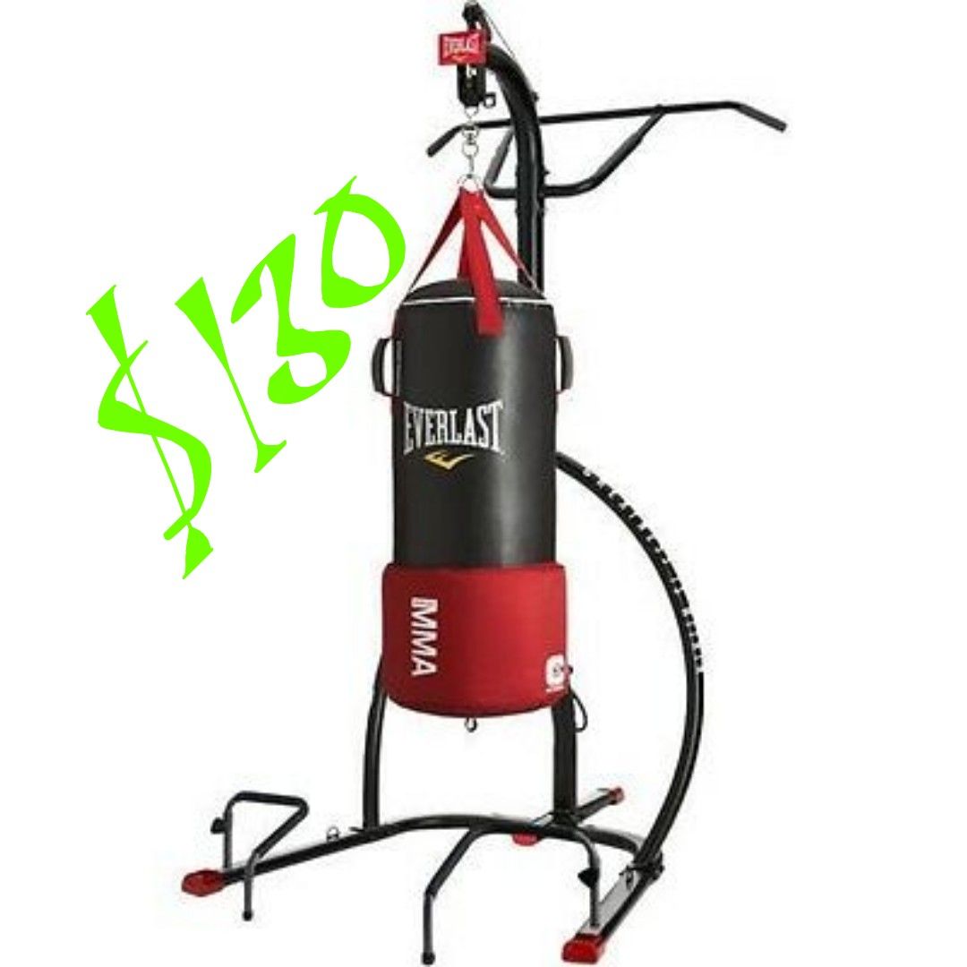 PUNCHING BAG, STAND, EVERLAST MMA FITNESS STAND, C3 FOAM TECHNOLOGY.