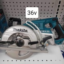 Makita New 71/4” Circular Saw 36v Brushless Tool Only