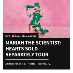 Mariah The Scientist Heart Sold Separately Tour  VIP Package tickets 