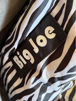 Big Joe zebra chair