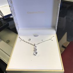 Charter Club Necklace And Earring Set (MISSING AN EARRING) Retail 29.50