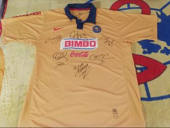 CUAHUTEMOC BLACO MEMO OCHOA AUTOGRAPHS CLUB AMÉRICA RARE LIGA MX SIGNED JERSEY