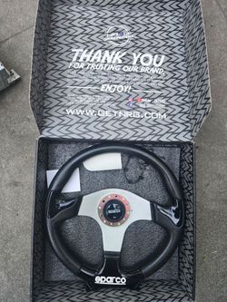 Sparco steering wheel