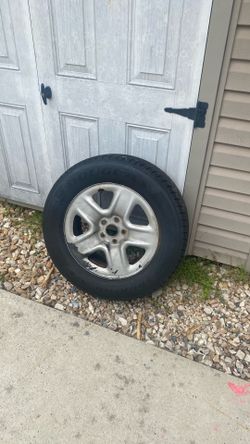 2012 Toyota Spare Wheel and New Tire