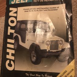 Chilton Jeep CJ/ Scrambler Repair Manual 